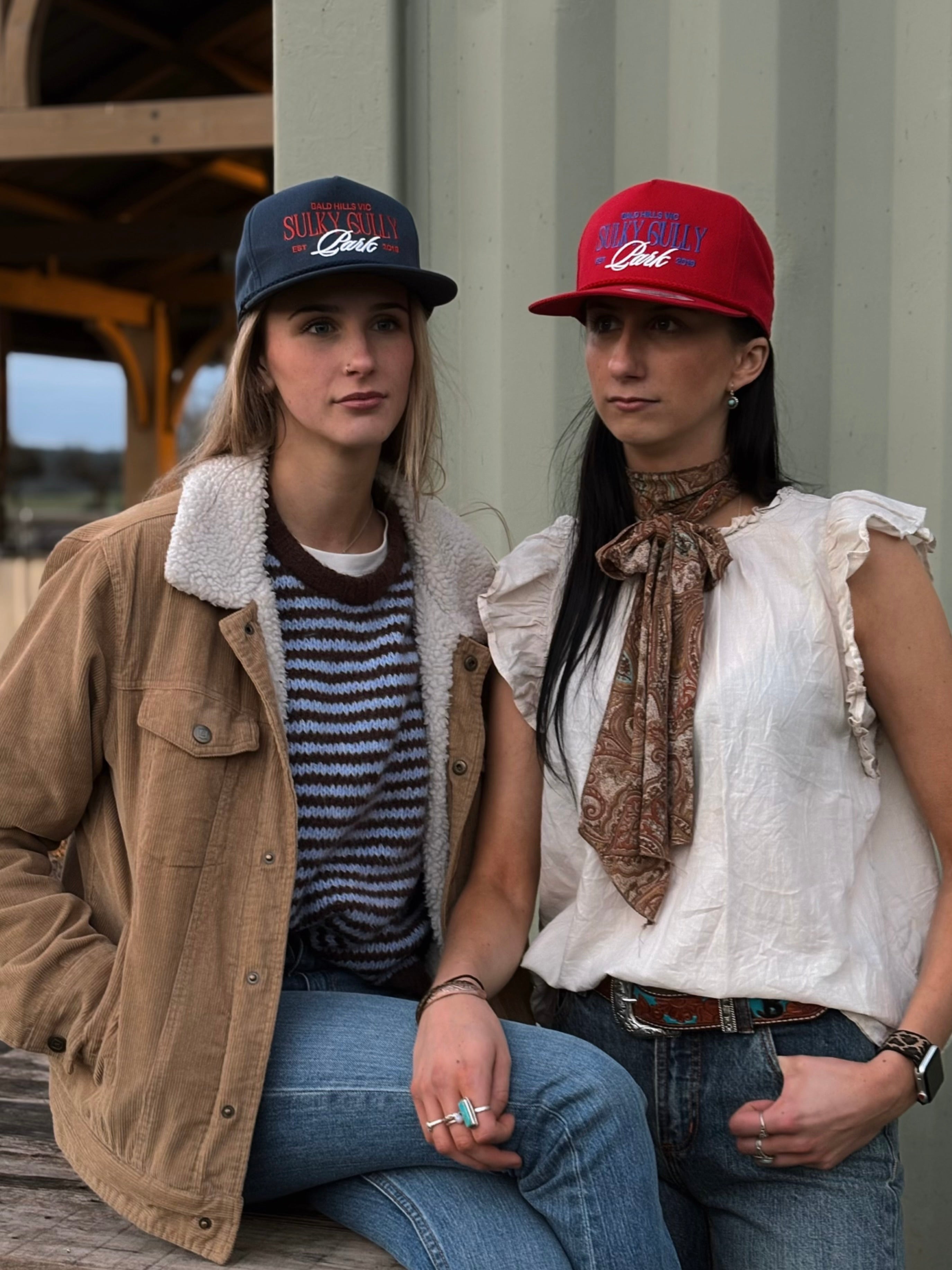Navy retro cap